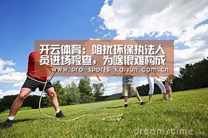 开云体育:阻扰环保执法人员进场检查,为啥很难构成妨害公务罪?
